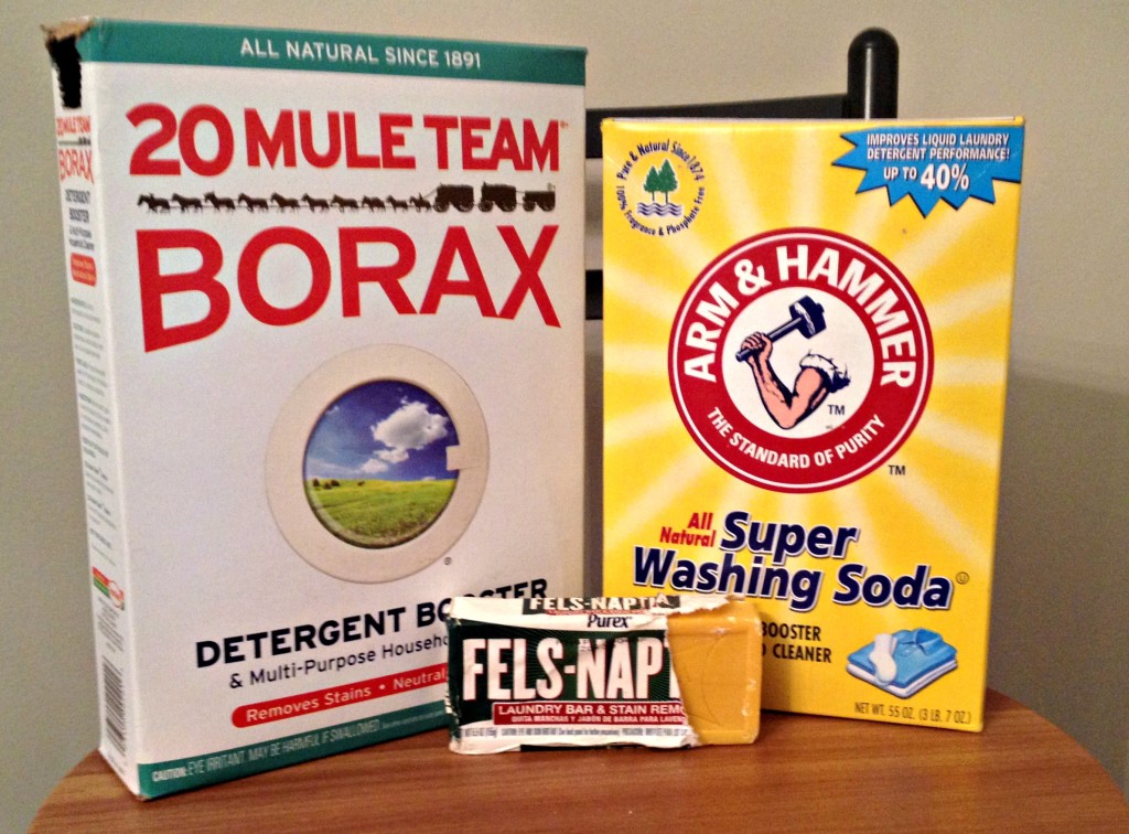 Homemade Laundry Detergent Recipes: 2 options, each with 3 ingredients