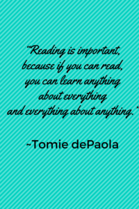 summer reading quote tomie depaola