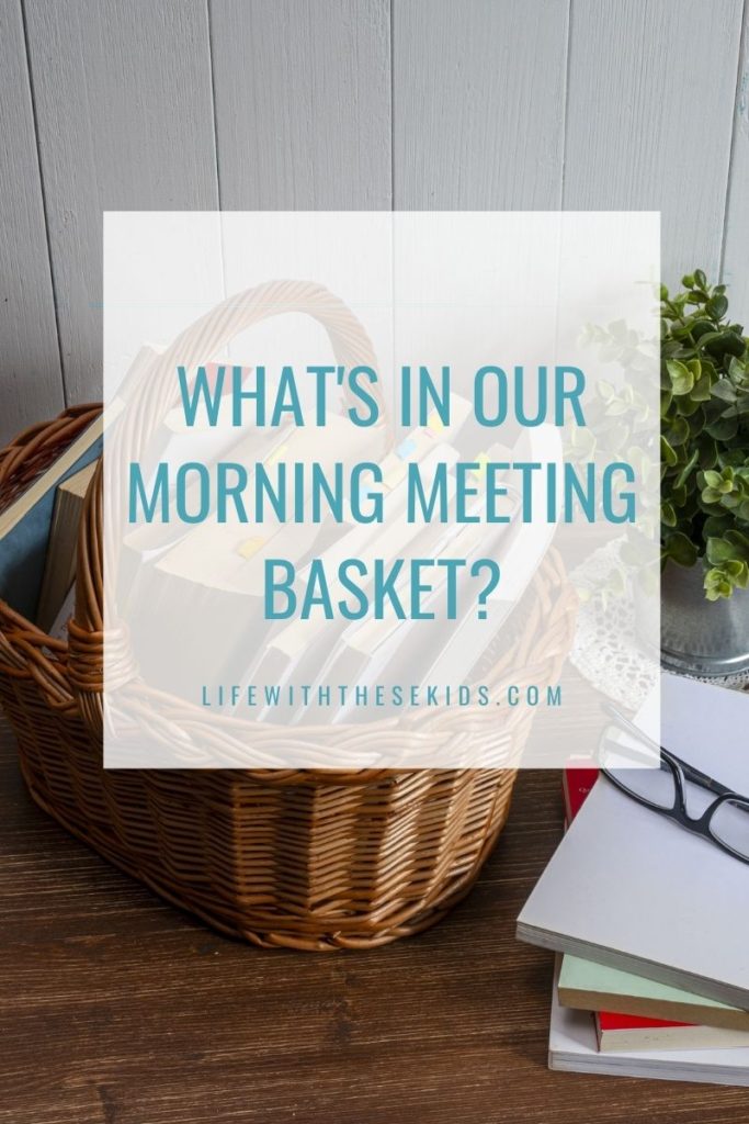 morning meeting book basket